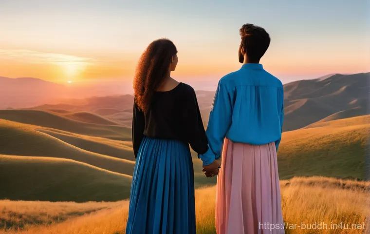 불교와 영혼의 존재 - **Mindful Serenity in the Present Moment:** A person in their late twenties, wearing a loose-fitting...